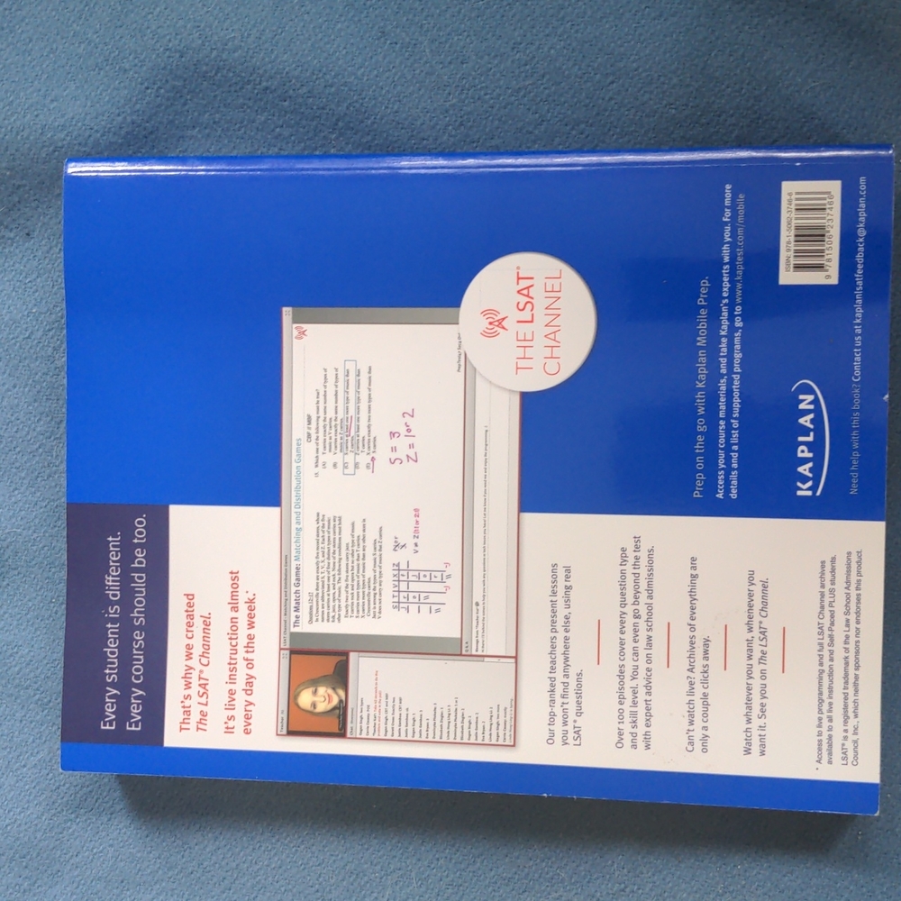 KAPLAN LSAT prep Lesson Book - Picture 2 of 4